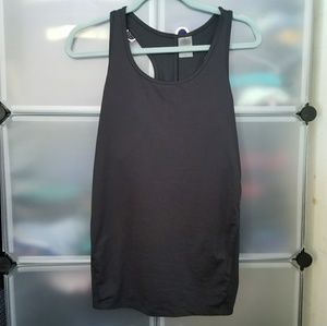 NWOT Calia M black draped tank top